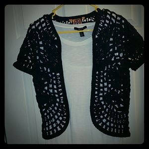 Tory Burch crochet cardigan